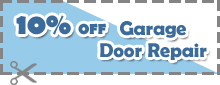 10% off garage door repair